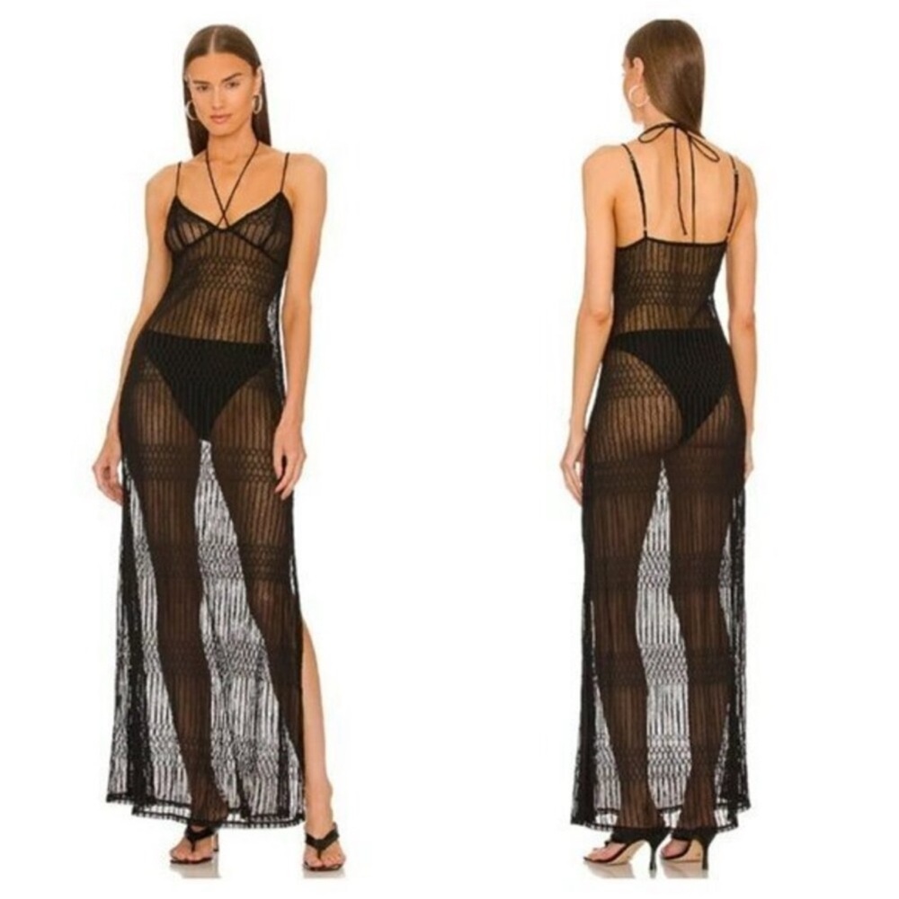 Brand new Michael Costello x REVOLVE Brecken Maxi Dress - Black